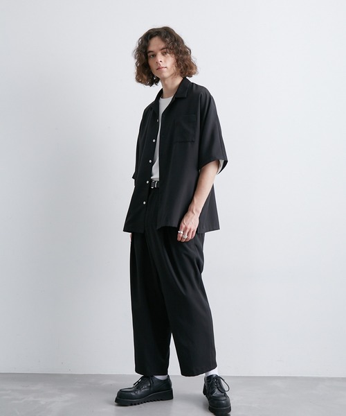  j.n.r.d（ジェー・エヌ・アール・ディー）の「【セットアップ対応】j.n.r.d/AIRYFLOATエアフロートワイドアンクルパンツ（スラックス・メンズ・ブラック/ベージュ/ライトグレー・L/S/M）」の11枚目の写真