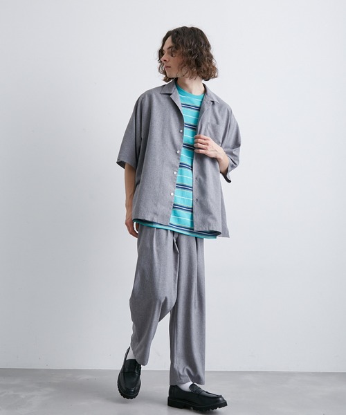  j.n.r.d（ジェー・エヌ・アール・ディー）の「【セットアップ対応】j.n.r.d/AIRYFLOATエアフロートワイドアンクルパンツ（スラックス・メンズ・ブラック/ベージュ/ライトグレー・L/S/M）」の15枚目の写真