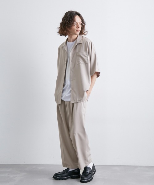  j.n.r.d（ジェー・エヌ・アール・ディー）の「【セットアップ対応】j.n.r.d/AIRYFLOATエアフロートワイドアンクルパンツ（スラックス・メンズ・ブラック/ベージュ/ライトグレー・L/S/M）」の19枚目の写真