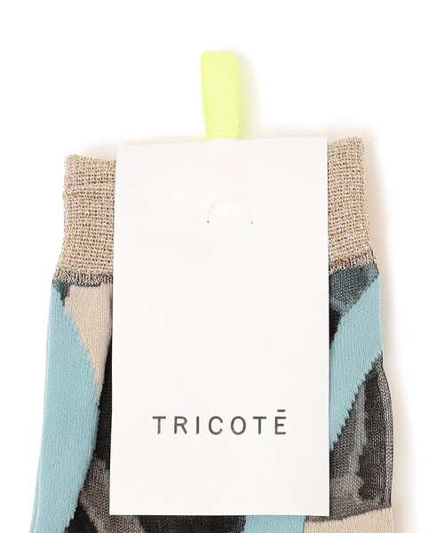 Tricote（トリコテ）の「TRICOTE:メトロ シアー ソックス（ソックス/靴下・レディース・ピンク/ネイビー・ONE SIZE）」の3枚目の写真