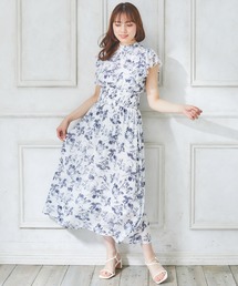 INGNI | 花柄フリルノースリ／ワンピース(ワンピース)