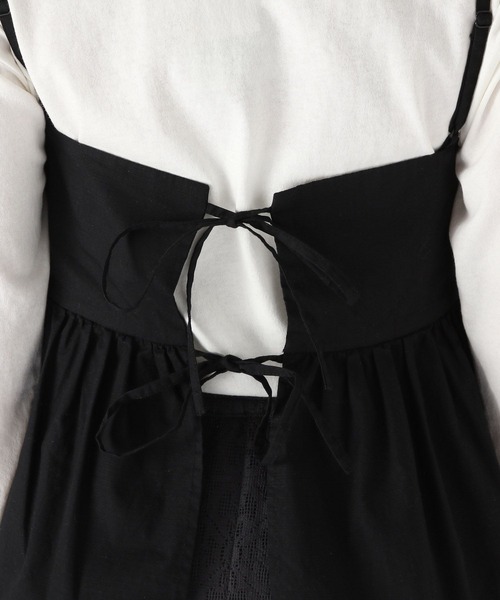 niko and...（ニコアンド）の「リップ&デニム風キャミ（キャミソール・レディース・ブルー/カーキ/チャコール・FREE）」の11枚目の写真