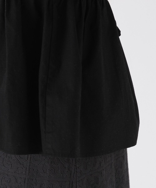 niko and...（ニコアンド）の「リップ&デニム風キャミ（キャミソール・レディース・ブルー/カーキ/チャコール・FREE）」の12枚目の写真