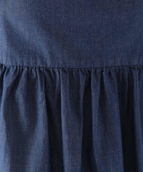 niko and...（ニコアンド）の「リップ&デニム風キャミ（キャミソール・レディース・ブルー/カーキ/チャコール・FREE）」の15枚目の写真