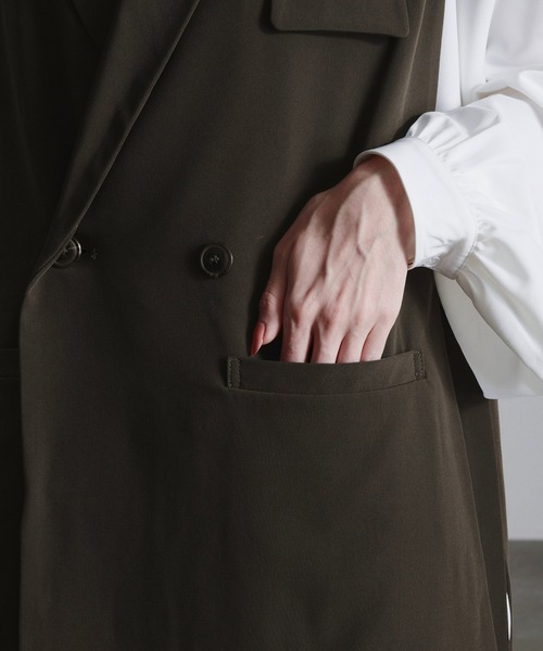 Loose/ルース（ルース）の「ドレープ サイドコードダブルジレベスト【22SS ver】【セットアップ対応】（ベスト・メンズ・チャコールグレー/ダークブラウン・S/M）」の18枚目の写真