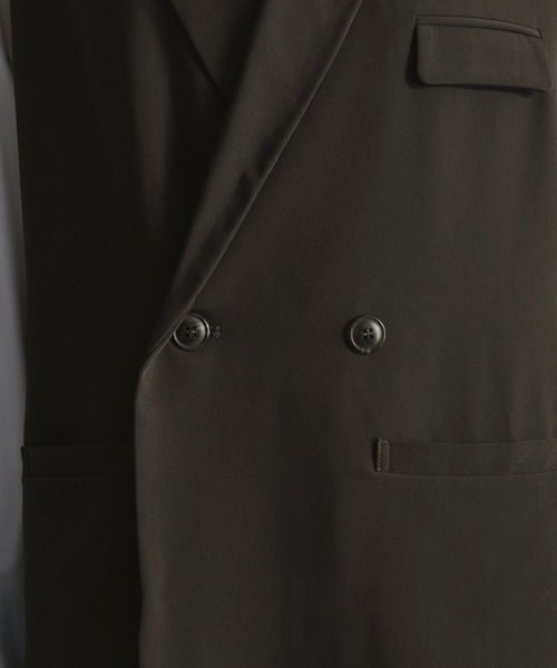 Loose/ルース（ルース）の「ドレープ サイドコードダブルジレベスト【22SS ver】【セットアップ対応】（ベスト・メンズ・チャコールグレー/ダークブラウン・S/M）」の19枚目の写真