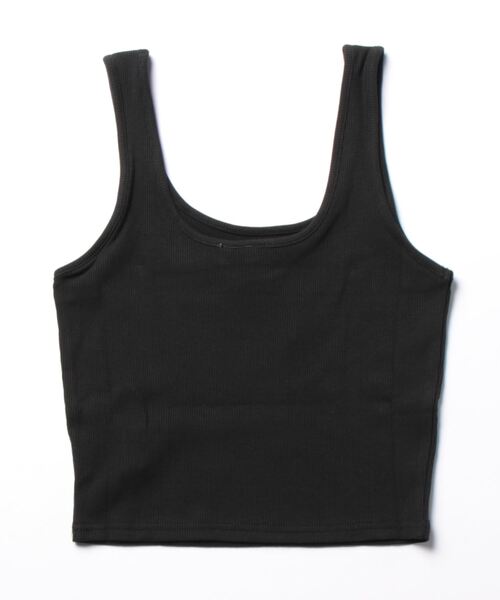 X-girl(エックスガール)の「【X-girl /エックスガール】 OVAL LOGO TANK TOP(タンクトップ・レディース・マルチ/ブラック/グリーン/ホワイト・S/M)」の5枚目の写真