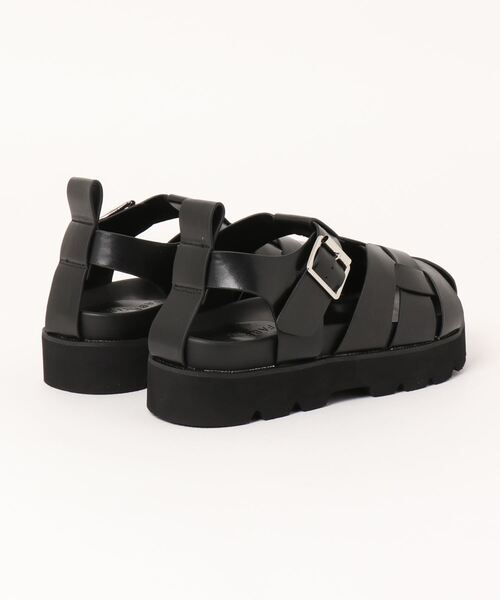 PUAL CE CIN（ピュアルセシン）の「ボリュームソールグルカサンダル（サンダル・レディース・ブラック・MEDIUM/LARGE）」の5枚目の写真