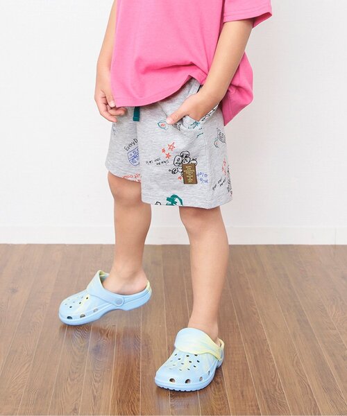 BREEZE(ブリーズ)の「【12色展開】カラバリイージーパンツ_4分丈(その他パンツ・キッズ・イエロー/キナリ/ブルー/ブラック/ベージュ/ストライプ/ローズ/グリーン/グレー/オフホワイト/ライム/オレンジ・90/100/130/80/140/110/120)」の5枚目の写真