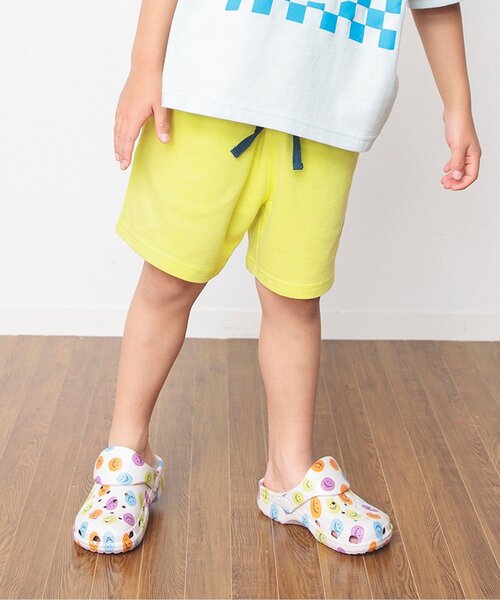 BREEZE(ブリーズ)の「【12色展開】カラバリイージーパンツ_4分丈(その他パンツ・キッズ・イエロー/キナリ/ブルー/ブラック/ベージュ/ストライプ/ローズ/グリーン/グレー/オフホワイト/ライム/オレンジ・90/100/130/80/140/110/120)」の6枚目の写真