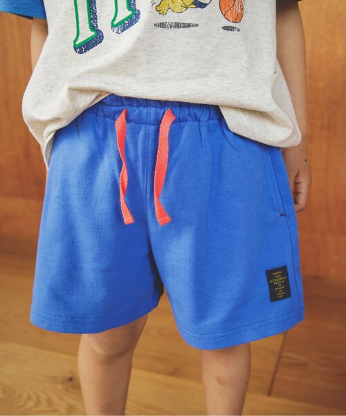 BREEZE(ブリーズ)の「【12色展開】カラバリイージーパンツ_4分丈(その他パンツ・キッズ・イエロー/キナリ/ブルー/ブラック/ベージュ/ストライプ/ローズ/グリーン/グレー/オフホワイト/ライム/オレンジ・90/100/130/80/140/110/120)」の8枚目の写真
