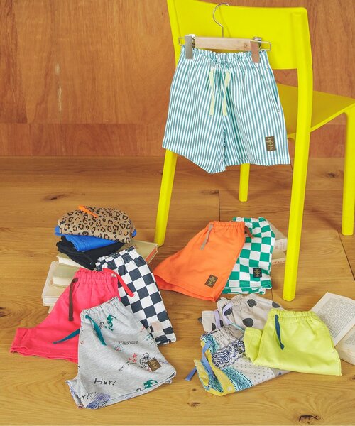 BREEZE(ブリーズ)の「【12色展開】カラバリイージーパンツ_4分丈(その他パンツ・キッズ・イエロー/キナリ/ブルー/ブラック/ベージュ/ストライプ/ローズ/グリーン/グレー/オフホワイト/ライム/オレンジ・90/100/130/80/140/110/120)」の20枚目の写真