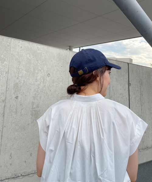 KBF（ケイビーエフ）の「タックフレアスリーブレスブラウス（シャツ/ブラウス・レディース・ブラック/オフホワイト/ブルー系その他・ONE）」の15枚目の写真