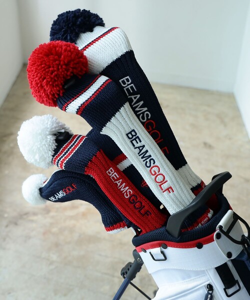 BEAMS GOLF キャディバッグ　ヘッドカバーセット 安価スポーツ - BEAMS GOLF ビームス キャディバッグ