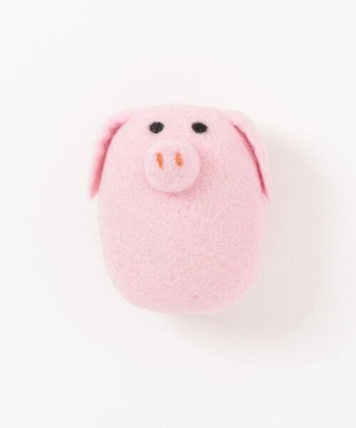 FELTED WOOL PIG（ペット用おもちゃ）｜WEAR OF THE DOG（ウェアオブザ