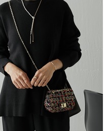 PAPILLONNER | ツイードミニショルダー(ショルダーバッグ)