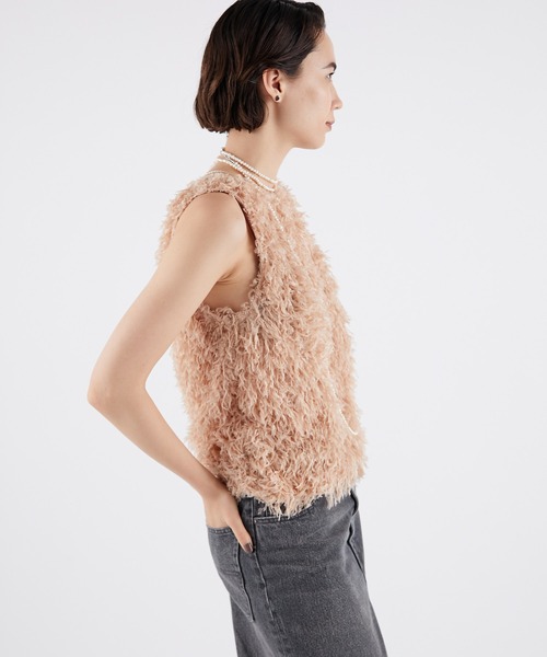 Whim Gazette（ウィムガゼット）の「【GEMINI】フェザーノースリーブ