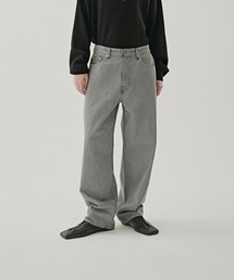 【noun 】ストレート デニム パンツ (ライトグレー) / straight denim pants (light grey)