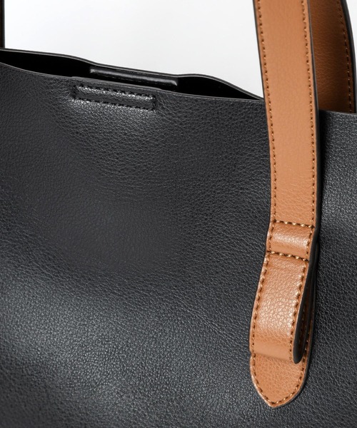 GLOBAL WORK(グローバルワーク)の「スペ軽6ポケA4トート/962881(トートバッグ・レディース・アイボリー/ブルー/ブラック/ベージュ/ホワイト系その他/ブラック系その他・FREE)」の16枚目の写真