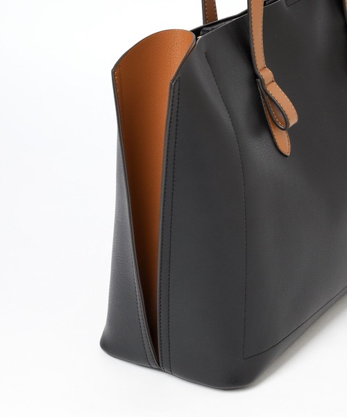 GLOBAL WORK(グローバルワーク)の「スペ軽6ポケA4トート/962881(トートバッグ・レディース・アイボリー/ブルー/ブラック/ベージュ/ホワイト系その他/ブラック系その他・FREE)」の17枚目の写真