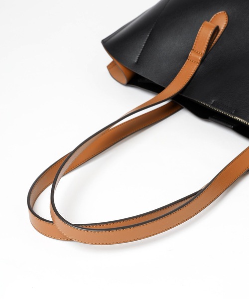 GLOBAL WORK(グローバルワーク)の「スペ軽6ポケA4トート/962881(トートバッグ・レディース・アイボリー/ブルー/ブラック/ベージュ/ホワイト系その他/ブラック系その他・FREE)」の13枚目の写真