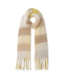 フリンジチェックストール