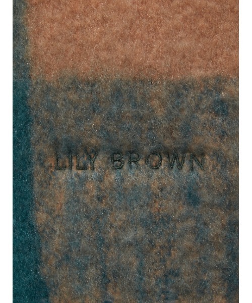 LILY BROWN（リリーブラウン）の「フリンジチェックストール（その他ヘアアクセサリー・レディース・イエロー/ブラック/グリーン・FREE）」の7枚目の写真