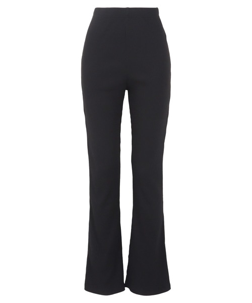 KOBE LETTUCE(コウベレタス)の「【接触冷感Ver.】低身長・高身長サイズあり 選べる3丈 サイドスリットリブフレアレギンスパンツ(レギンス/スパッツ・レディース・ホワイト系/ブラック系/グリーン系/ブルー系/チャコール・M1/M3/M2/L1/L2/L3)」の17枚目の写真