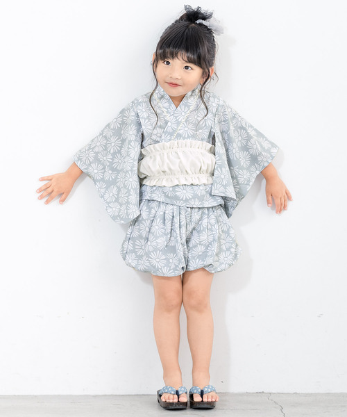 セール】セパレート浴衣セット ベビー キッズ 上下セット（上着