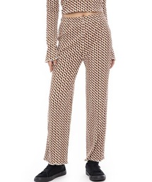 BILLABONG レディース 【SALT & FIRE】 COME BACK ロングパンツ 【2023年秋冬モデル】/ビラボンコットンジャガードストレート