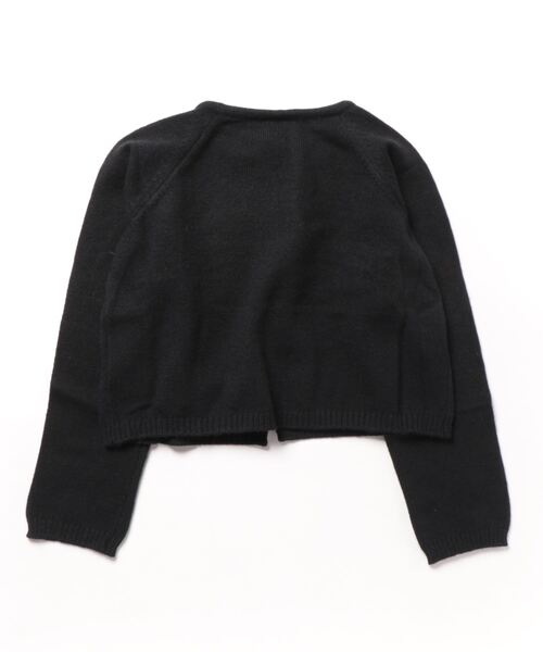 CLEA（クレア）の「フロントリボンスムースニットトップス（ニット/セーター・レディース・ブラック/ベージュ/アイボリー・FREE）」の8枚目の写真