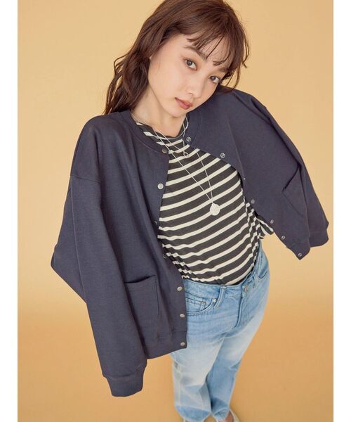 美品 ドルモア ショールカラーリブカーディガン アルパカ混 ロゴボタン