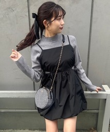 バルーンキャミワンピース