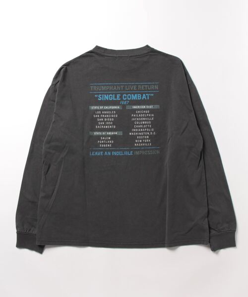 LOWRYS FARM（ローリーズファーム）の「オリジナルバンドＴＬＳ　980475（Tシャツ/カットソー・レディース・アイボリー/グレー系その他/グレー/チャコールグレー・FREE）」の7枚目の写真