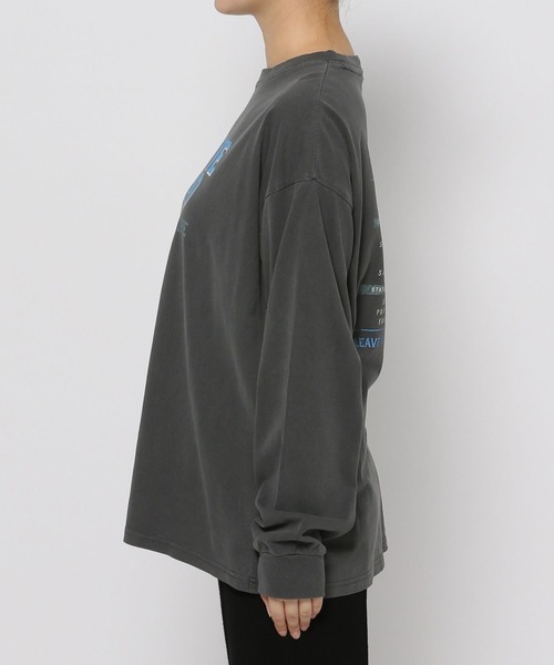 LOWRYS FARM（ローリーズファーム）の「オリジナルバンドＴＬＳ　980475（Tシャツ/カットソー・レディース・アイボリー/グレー系その他/グレー/チャコールグレー・FREE）」の19枚目の写真