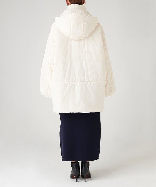 N.O.R.C（ノーク）の「モンスターパーカー中綿コート（ダウンジャケット/コート・レディース・オフホワイト/ブラック・S/M）」の8枚目の写真