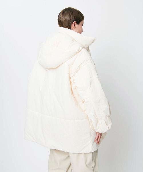 N.O.R.C（ノーク）の「モンスターパーカー中綿コート（ダウンジャケット/コート・レディース・オフホワイト/ブラック・S/M）」の13枚目の写真