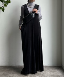 DouDou | 【WEB限定】 ベロアロンパース(サロペット/オーバーオール)