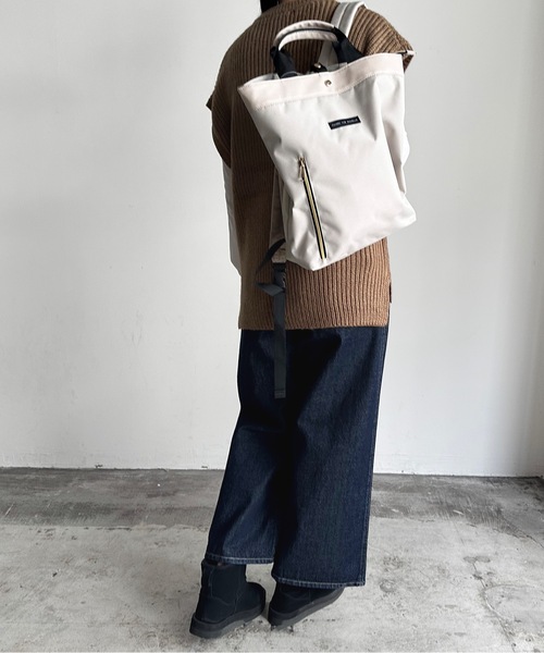 SPRUCE（スプルース）の「EM:SPRUCE エトナ　軽量　2WAYリュック　235g　旅行バッグ（バックパック/リュック・レディース・ライトグレー/ブラック・FREE）」の11枚目の写真