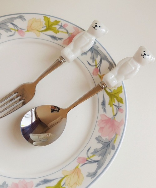 Made in I（メイドインアイ）の「ベアカトラリーセット（カトラリー・レディース・イエロー/ホワイト/ピンク・FREE）」の12枚目の写真