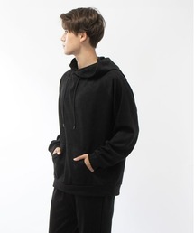 スエードライク フーディー / SUEDE LIKE HOODIE