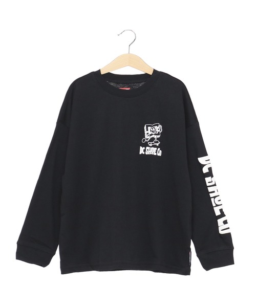 DC SHOES（ディーシーシューズ）の「23 KD PLAYTIME LS/DCキッズバックプリント長袖ロンT（Tシャツ/カットソー・キッズ・ホワイト/ブラック・160/130/140/150/120）」の7枚目の写真
