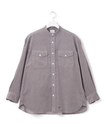 【UNISEX】シャツコール バンドカラーシャツ