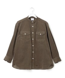 【UNISEX】シャツコール バンドカラーシャツ