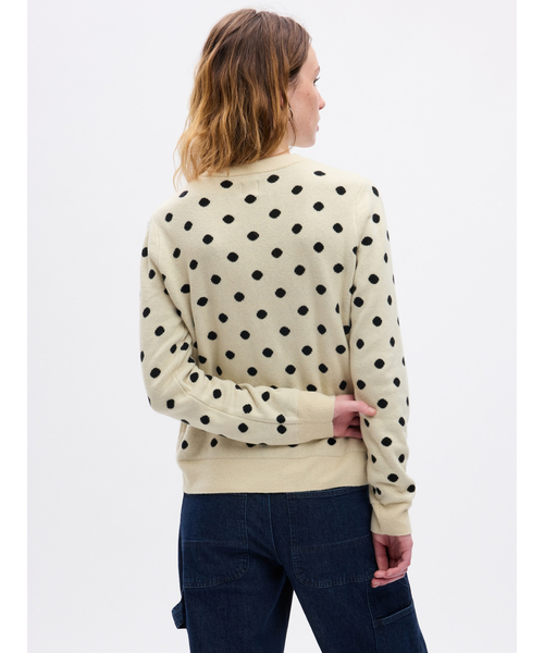 GAP(ギャップ)の「CashSoft カシミヤタッチ クルーネックセーター(ニット/セーター・レディース・その他1/ドット/ブラック/ホワイト系その他/ストライプ/ピンク/その他/グリーン・M/XS/S/XL/L/XXS)」の9枚目の写真