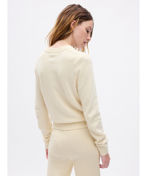 GAP(ギャップ)の「CashSoft カシミヤタッチ クルーネックセーター(ニット/セーター・レディース・その他1/ドット/ブラック/ホワイト系その他/ストライプ/ピンク/その他/グリーン・M/XS/S/XL/L/XXS)」の10枚目の写真