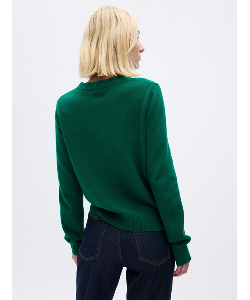 GAP(ギャップ)の「CashSoft カシミヤタッチ クルーネックセーター(ニット/セーター・レディース・その他1/ドット/ブラック/ホワイト系その他/ストライプ/ピンク/その他/グリーン・M/XS/S/XL/L/XXS)」の12枚目の写真