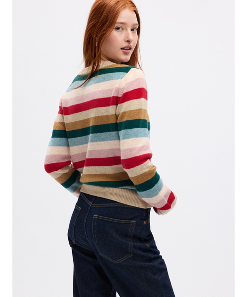 GAP(ギャップ)の「CashSoft カシミヤタッチ クルーネックセーター(ニット/セーター・レディース・その他1/ドット/ブラック/ホワイト系その他/ストライプ/ピンク/その他/グリーン・M/XS/S/XL/L/XXS)」の14枚目の写真