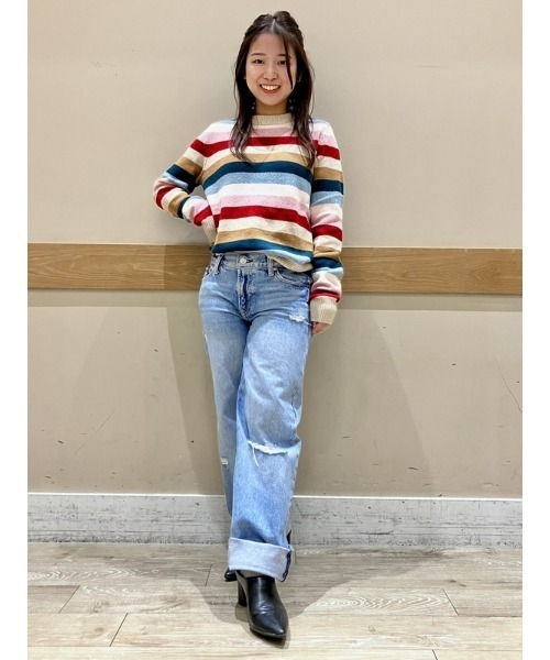 GAP(ギャップ)の「CashSoft カシミヤタッチ クルーネックセーター(ニット/セーター・レディース・その他1/ドット/ブラック/ホワイト系その他/ストライプ/ピンク/その他/グリーン・M/XS/S/XL/L/XXS)」の18枚目の写真