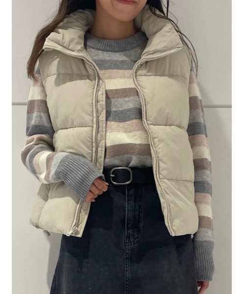 GAP(ギャップ)の「CashSoft カシミヤタッチ クルーネックセーター(ニット/セーター・レディース・その他1/ドット/ブラック/ホワイト系その他/ストライプ/ピンク/その他/グリーン・M/XS/S/XL/L/XXS)」の17枚目の写真